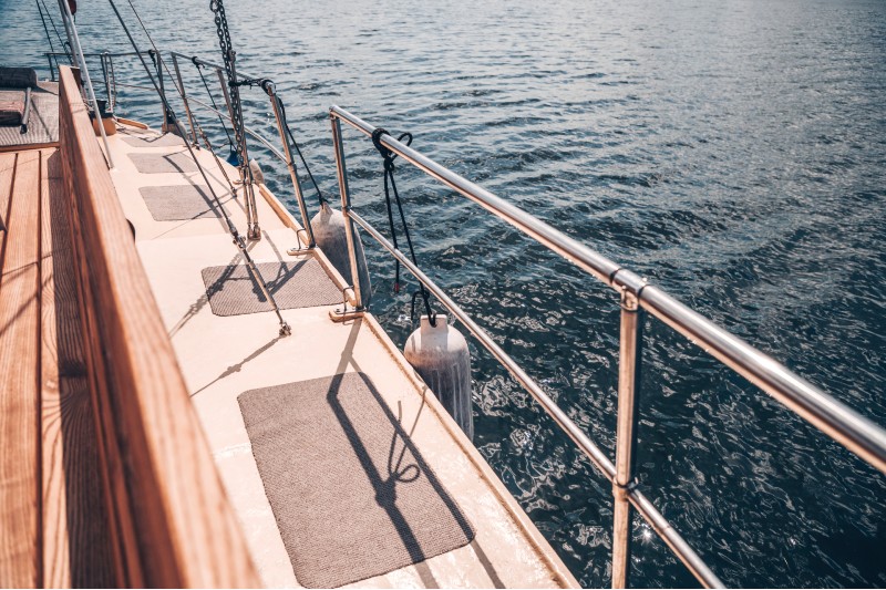 Get That Old School Wooden Boat Floor Look Without the Rot and Water Damage